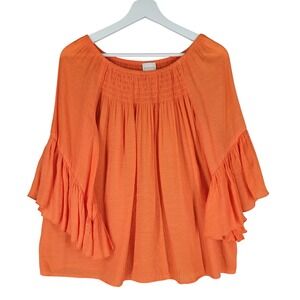 Chico's Orange Blouse
